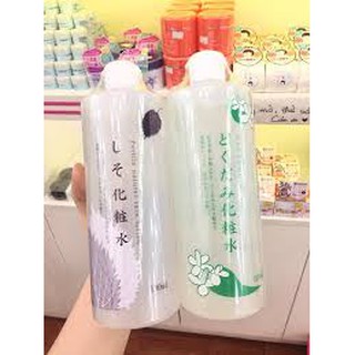 Nước hoa hồng lotion diếp cá , tía tô dokudami nhật bản 500ml