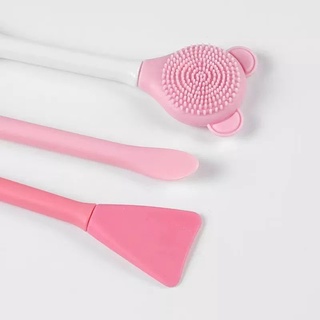 Cọ Rửa Mặt 2 Đầu Silicon Mềm Mịn