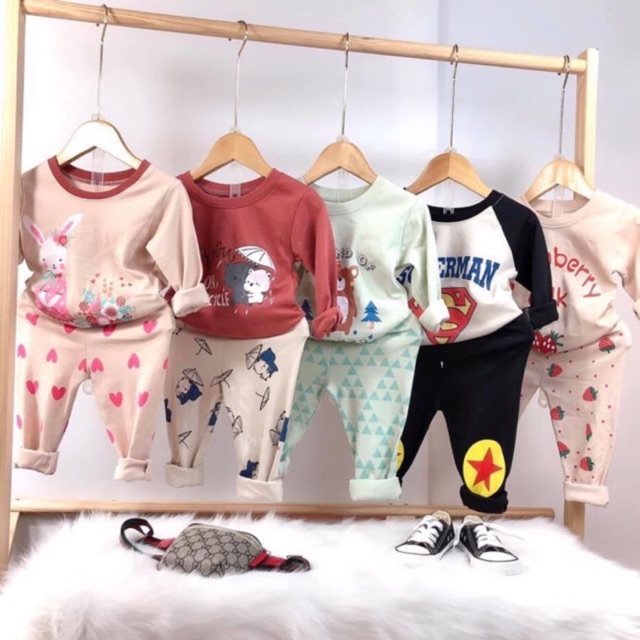 BỘ COTTON LEN CHO BÉ TRAI/ GÁI 🔥