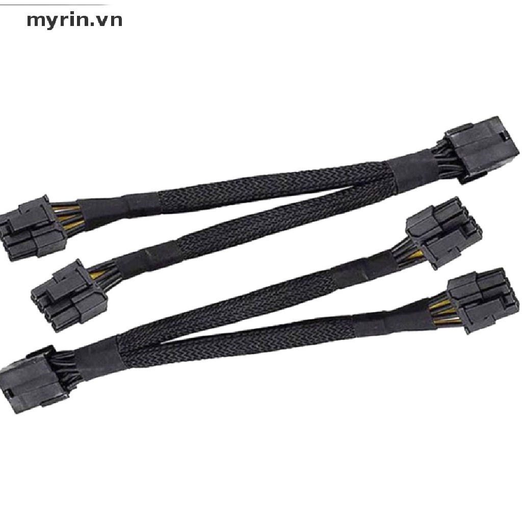 Bộ Chuyển Đổi Nguồn Điện 8 Pin Female Sang Dual 2X 8 Pin (6 + 2) Male PCI Express myrin GPU 8 Pin