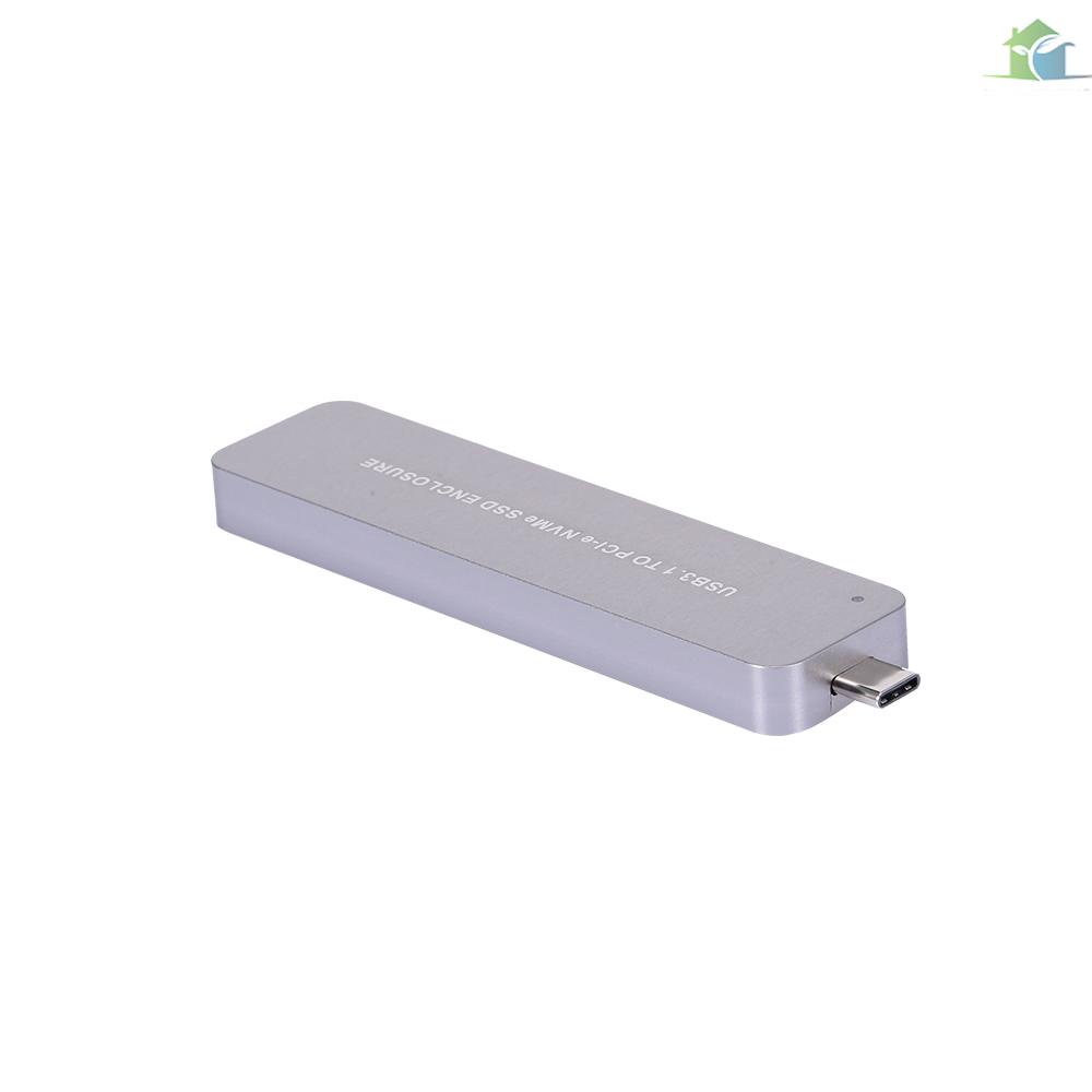 YOUP  M.2 NVME to Type-C Adapter M2 PCIE SSD Adapter Card Portable Hard Drive Enclosure Plug & Play