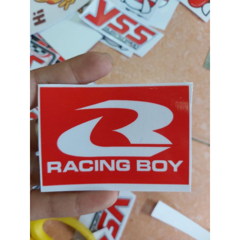 Tem Decal Racing Boy Dán xe,  Nón