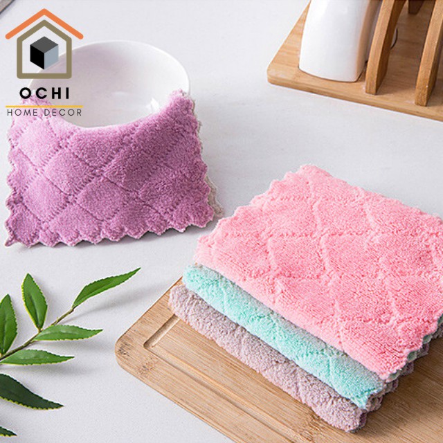 Khăn lau đa năng siêu thấm, khăn lau bếp tiện ích 25cmx25cm
