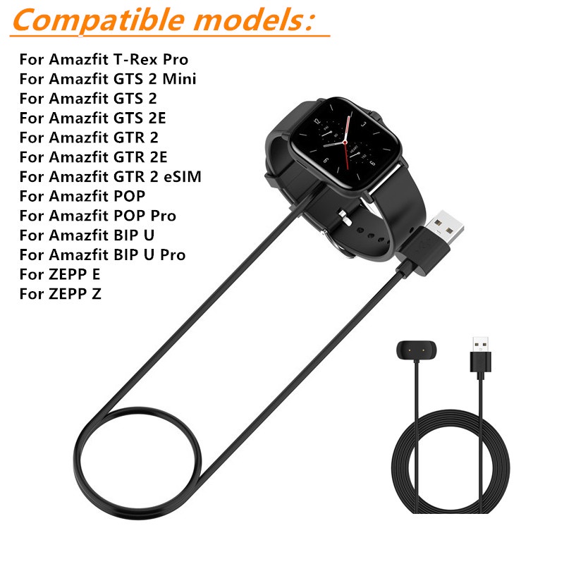 Dây Cáp Sạc Từ Tính Chuyên Dụng Cho Amazfit GTS 2 Mini T-Rex Pro GTR 2 2e GTS2