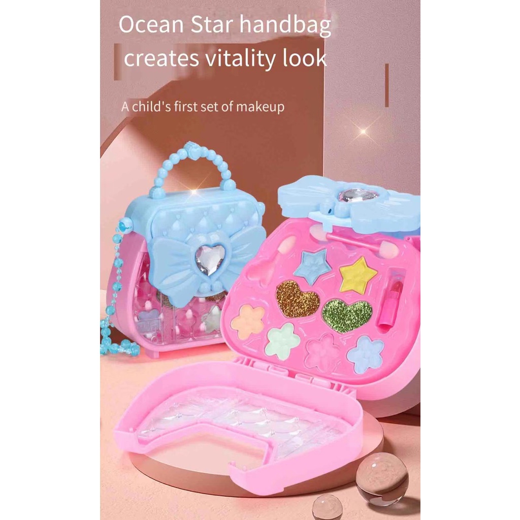 [Hàng mới về] Bộ mỹ phẩm đồ chơi trang điểm đa năng đáng yêu cho trẻ em