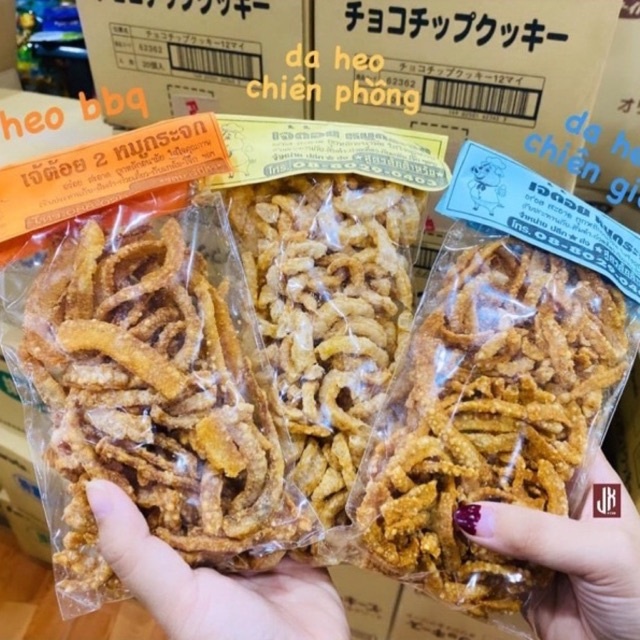 Da heo chiên phồng giòn Thái Lan 100g