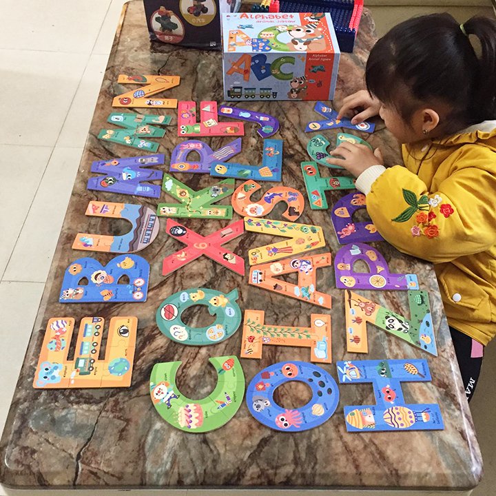 [HOT] BỘ PUZZLE GHÉP HÌNH CHỮ CÁI TIẾNG ANH GHÉP HÌNH SỐ HỌC MẪU MỚI NHẤT!