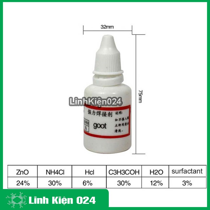 Dung Dịch Trợ Hàn GOOT 25ml