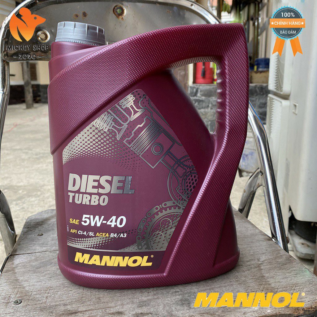 [Pro] Nhớt MANNOL Diesel Turbo 5W-40 CI-4/ SN – 7904 5L Hàng Đức Cao Cấp Chính Hãng – Mickey2020shop