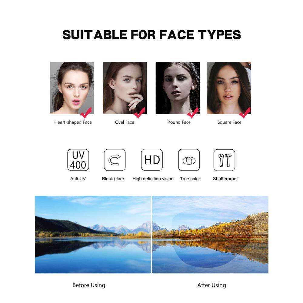 QQMALL Kính Mát Chống Tia UV400 Họa Tiết Da Báo Sang Trọng Cho Nữ