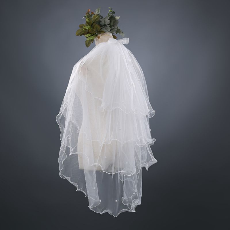 Khăn Voan 4 Lớp Cho Cô Dâu Thiết Kế Đẹp Mắt