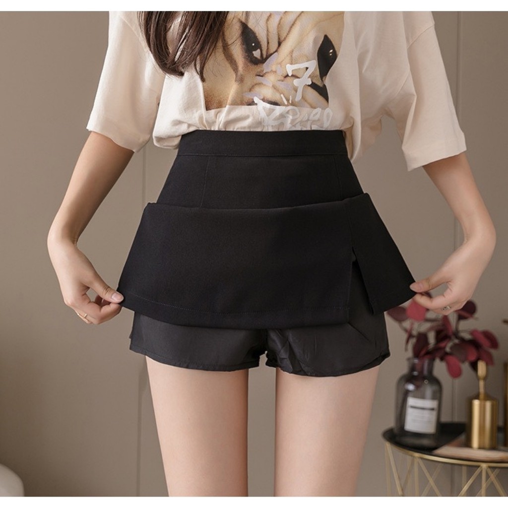 Chân Váy Chữ A Xẻ Đùi Có Lót Quần Bên Trong Chất Đẹp Loại 1 | BigBuy360 - bigbuy360.vn