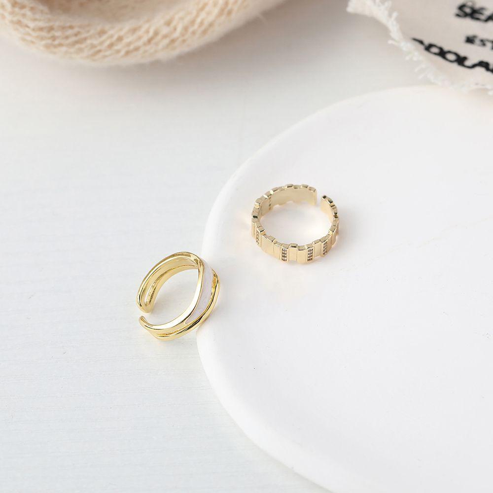 Nhẫn Vỏ Sò Thời Trang Cho Nữ|Kim Loại Pháp Thanh Lịch|Trang Sức Thời Trang Hở