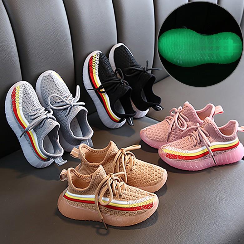 Giày thể thao bằng vải mềm phong cách năng động thời trang Hàn Quốc cho bé