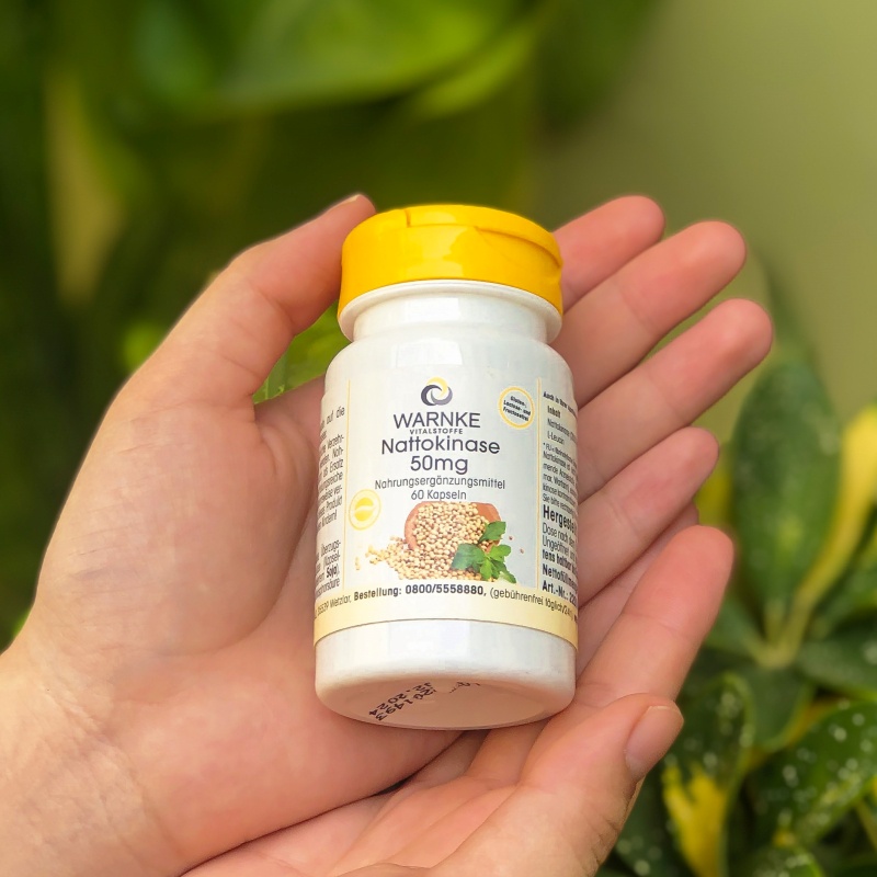 Viên Uống Warnke Nattokinase 50mg Phòng Ngừa Tai Biến