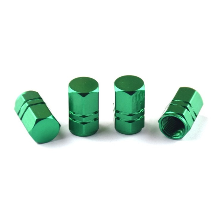 Bộ 4 Nắp Van Bánh Xe Bằng Hợp Kim Nhôm Cho Xe Hơi / Xe Máy / Xe Đạp