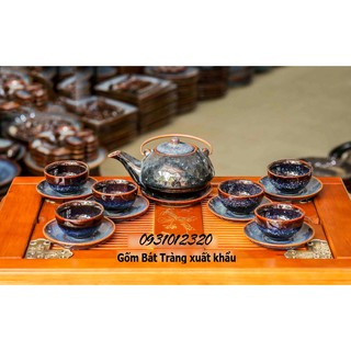 bộ âm chén uống trà nhật bản Hỏa Biến (Nghệ Nhân)
