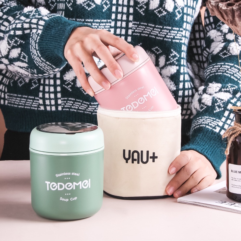 Hộp đựng cơm trưa giữ nhiệt bằng thép không gỉ 304 cao cấp