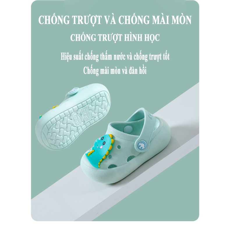 Sục trẻ em ZAKUDO giày crocs chống thấm nước CHỐNG TRƯỢT siêu đẹp cho bé yêu DQ01