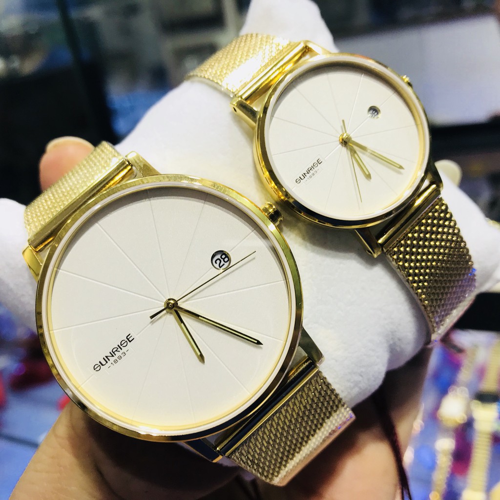 ĐỒNG HỒ CẶP ĐÔI NAM NỮ SUNRISE 2189 SA CHÍNH HÃNG - GIÁ 1 CHIẾC