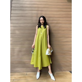 ✨bán sỉ✨đầm suông dáng rộng 2 màu be,xanh cốm