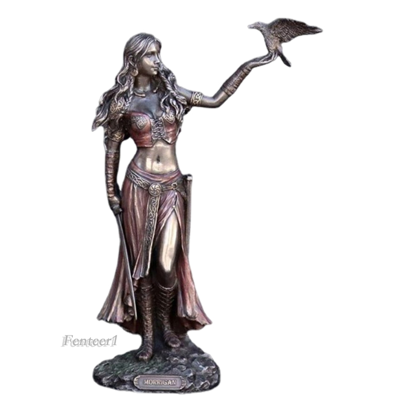 Đồ trang trí Nhân Vật Nữ Thần Chiến Binh Celtic 1 Bằng Nhựa Resin