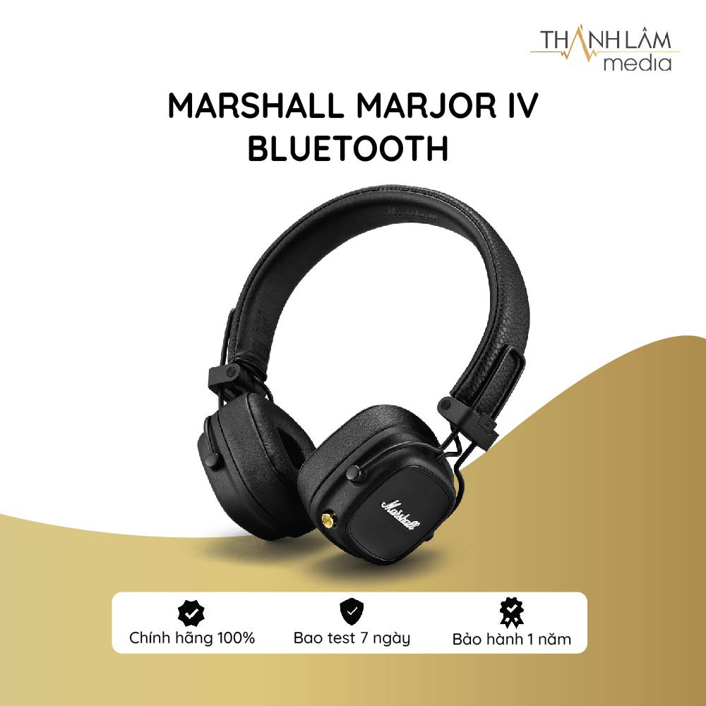 Tai nghe không dây Marshall Major 4 chính hãng - 80 giờ chơi nhạc liên tục - bao test 7
