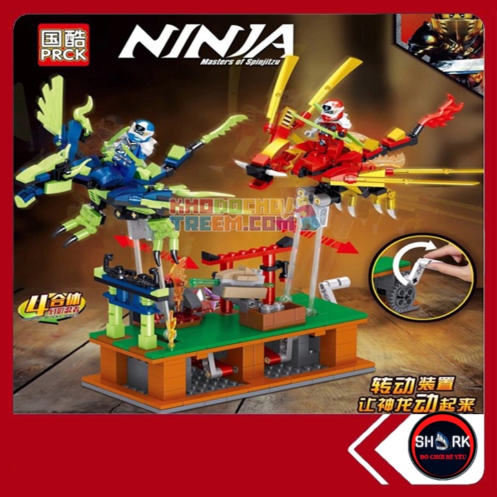 (SALE SHOCK) LEGO BỘ 4 CHIẾN BINH NINJA LỐC XOÁY MÃ 61051