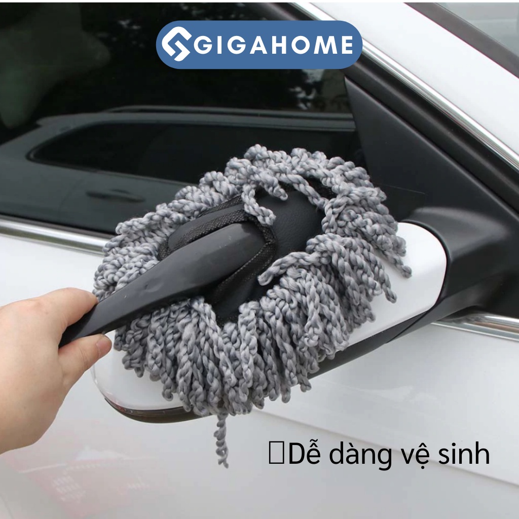 Cọ Chổi Dẹt Lau Rửa Xe Ô Tô GIGAHOME Có Thể Điều Chỉnh Được Độ Dài 7411