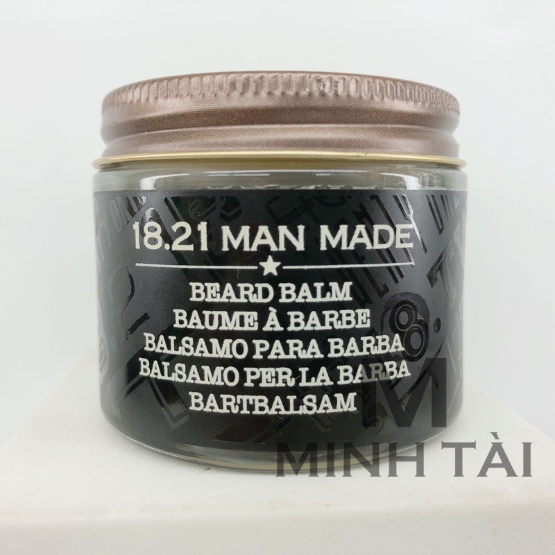 Kem Dưỡng Râu 18.21 MAN MADE Spiced Vanilla Beard Balm 56ml - Hàng Chính Hãng
