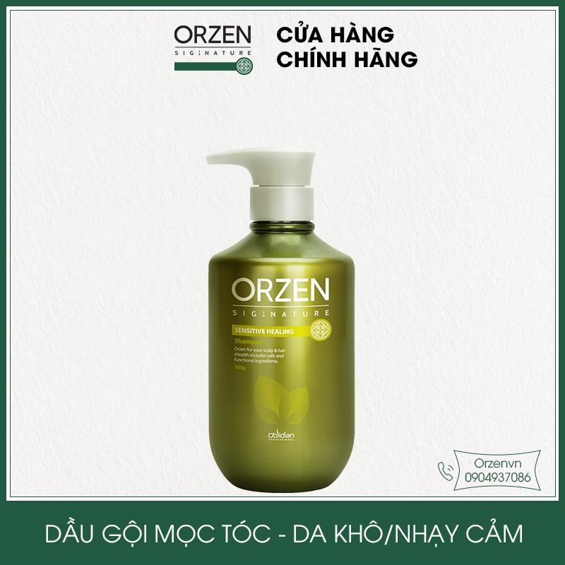 DẦU GỘI ORZEN TĂNG CƯỜNG SINH TRƯỞNG TÓC, kích thích mọc tóc dành cho da đầu khô, nhạy cảm 500g