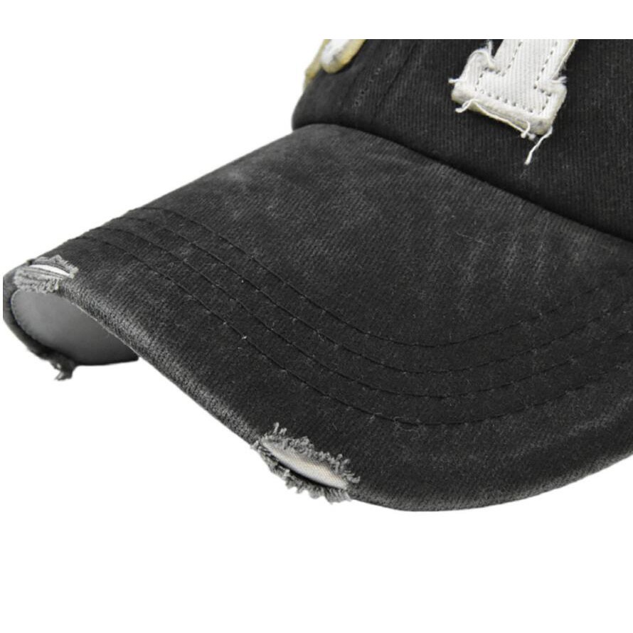 Mũ Lưỡi Trai NY Vải Cotton Kiểu Vintage Thể Thao Cá Tính Cho Nam Và Nữ