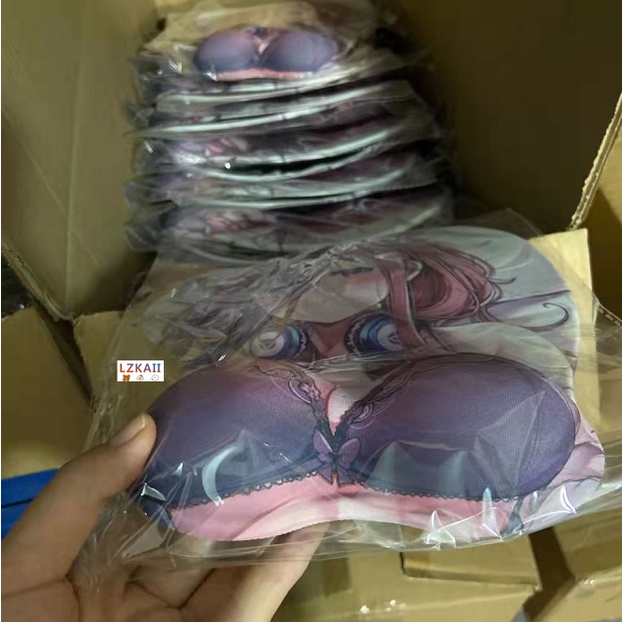 Miếng lót chuột máy tính in hình cô gái anime 3D gợi cảm