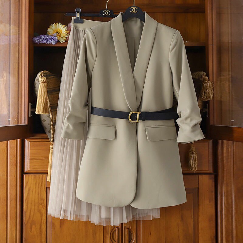 SET VEST + CHÂN VÁY + THẮT LƯNG