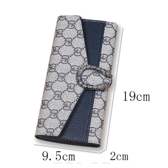 Ví bóp dài, ví bóp cầm tay nữ nắp đầu rồng GD VD19 | BigBuy360 - bigbuy360.vn