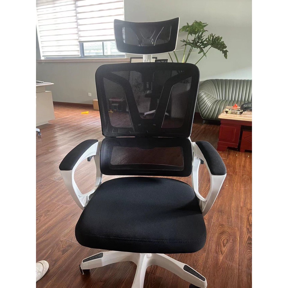 Ghế văn phòng, ghế lưng lưới công thái học F001 ergonomic thông minh hỗ trợ giảm đau mỏi thắt lưng, lưng lưới thoáng mát