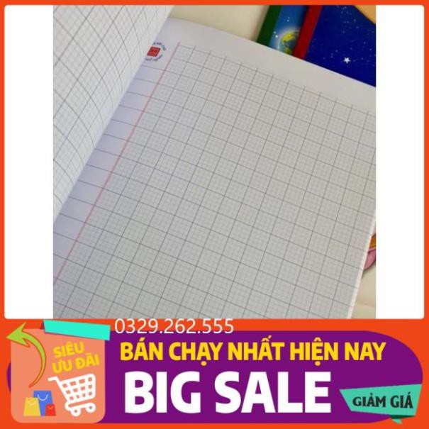(FreeShip) Set 10 Vở 4 ôly Hồng Hà 48tr (2,5x2,5) mẫu mới nhất 0586