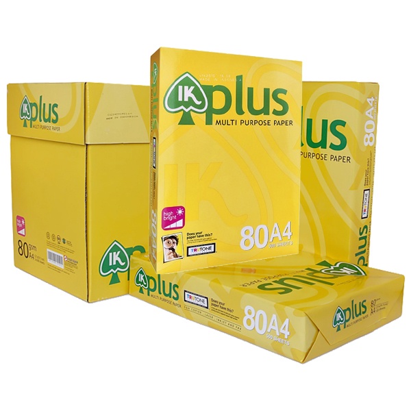 1 THÙNG Giấy in A4 IK Plus - 5 XẤP