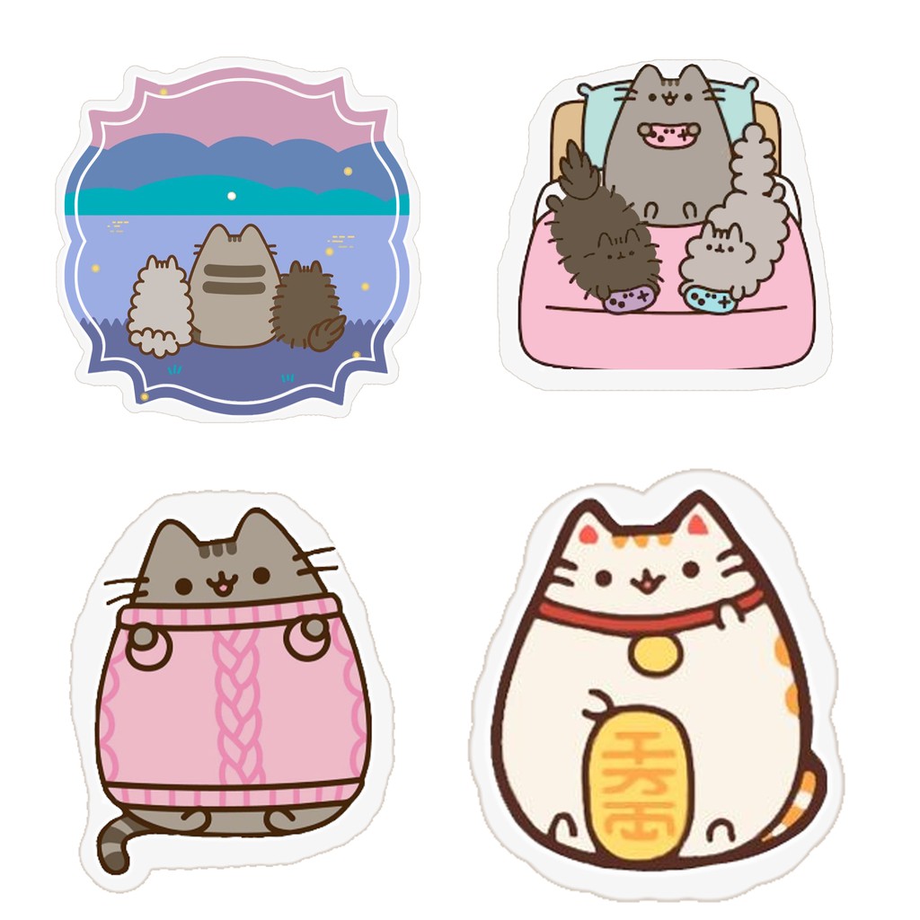 Gấu bông gấu pusheen dạng gối 40cm GB4I16 gấu bông cute gấu bông dễ thương