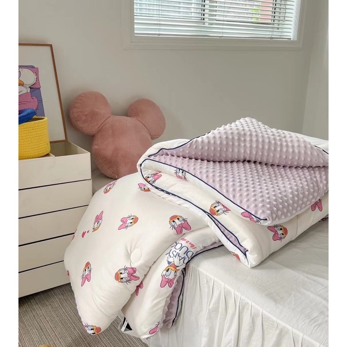 Chăn Nỉ Sữa Dis.Ney Êm Ấm Giữ Nhiệt Tốt Cho Mùa Đông Lạnh (shinbedding)