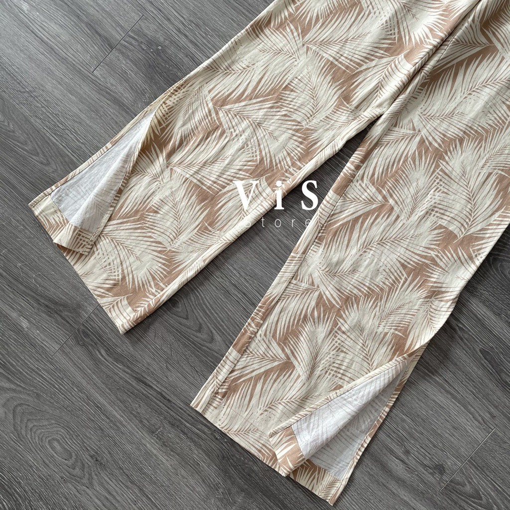 QUẦN SUÔNG NỮ MÀU KEM CHẤT LINEN | BigBuy360 - bigbuy360.vn