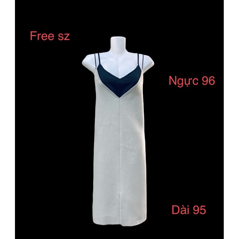 Yếm váy nữ dáng suông