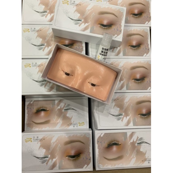 Mặt nạ Makeup học trang điểm 3D tinh tế chuyên dùng học makeup tạo mẫu kẻ mày chính hãng HALOMI