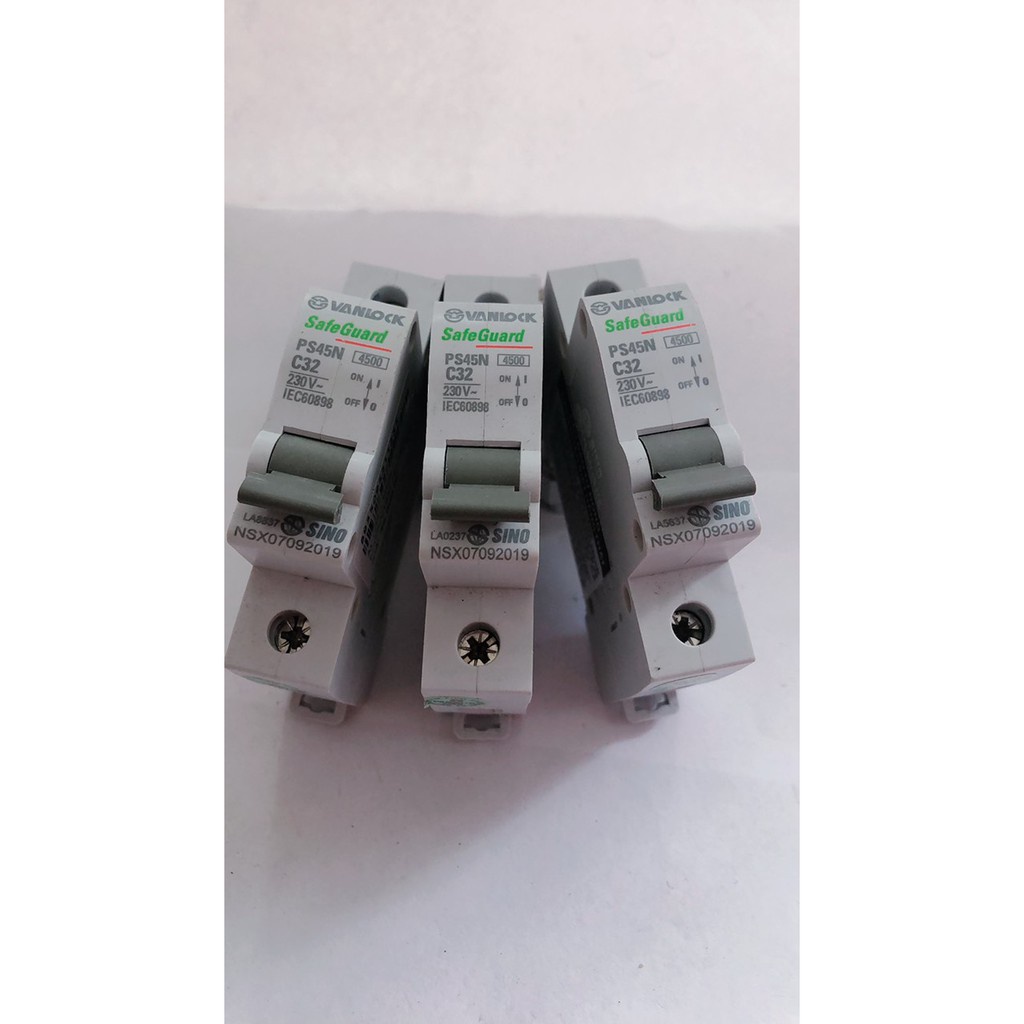 [ CHÍNH HÃNG ] CB, MCB 1 pha, 3 pha Sino, Aptomat 1 pha, 3 pha Sino, Cầu dao điện tự động Sino 10A đến 63A