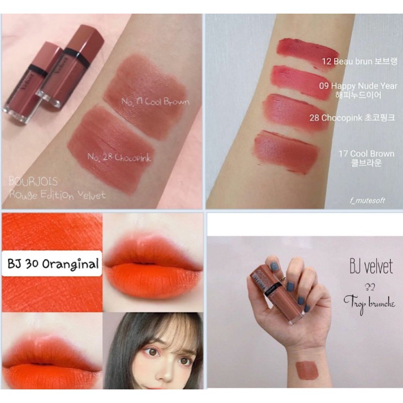 Son BJ Velvet - Bourjois Rouge Edition Velvet ( HÀNG AUTH)