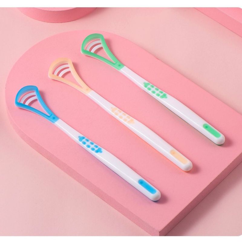 Dụng Cụ Cạo Lưỡi,Bàn Chải Lưỡi Làm Sạch Rêu Lưỡi Cho Hơi Thở Thơm Mát