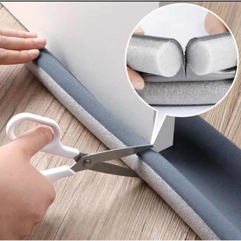 🔥CHUYÊN SỶ🔥 Thanh chặn cửa chắn cửa đa năng 95cm,miếng chặn khe cửa ngăn côn trùng,chắn gió điều hòa,tránh kẹp chân