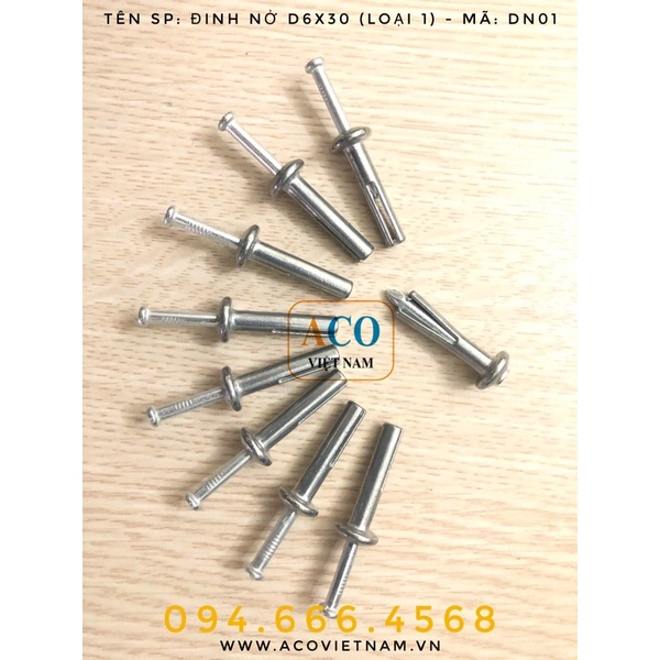 BÁT THÉP RÂU TƯỜNG + ĐINH NỞ D6x30