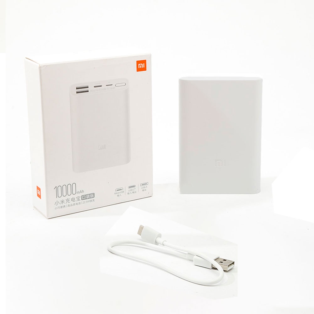 [Mã BMBAU50 giảm 7% đơn 99K] Pin sạc dự phòng 10000mAh Xiaomi Pocket Edition PB1022ZM