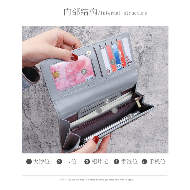 Ví dài cầm tay nhiều ngăn thời trang cao cấp giá rẻ nL.Store VI03